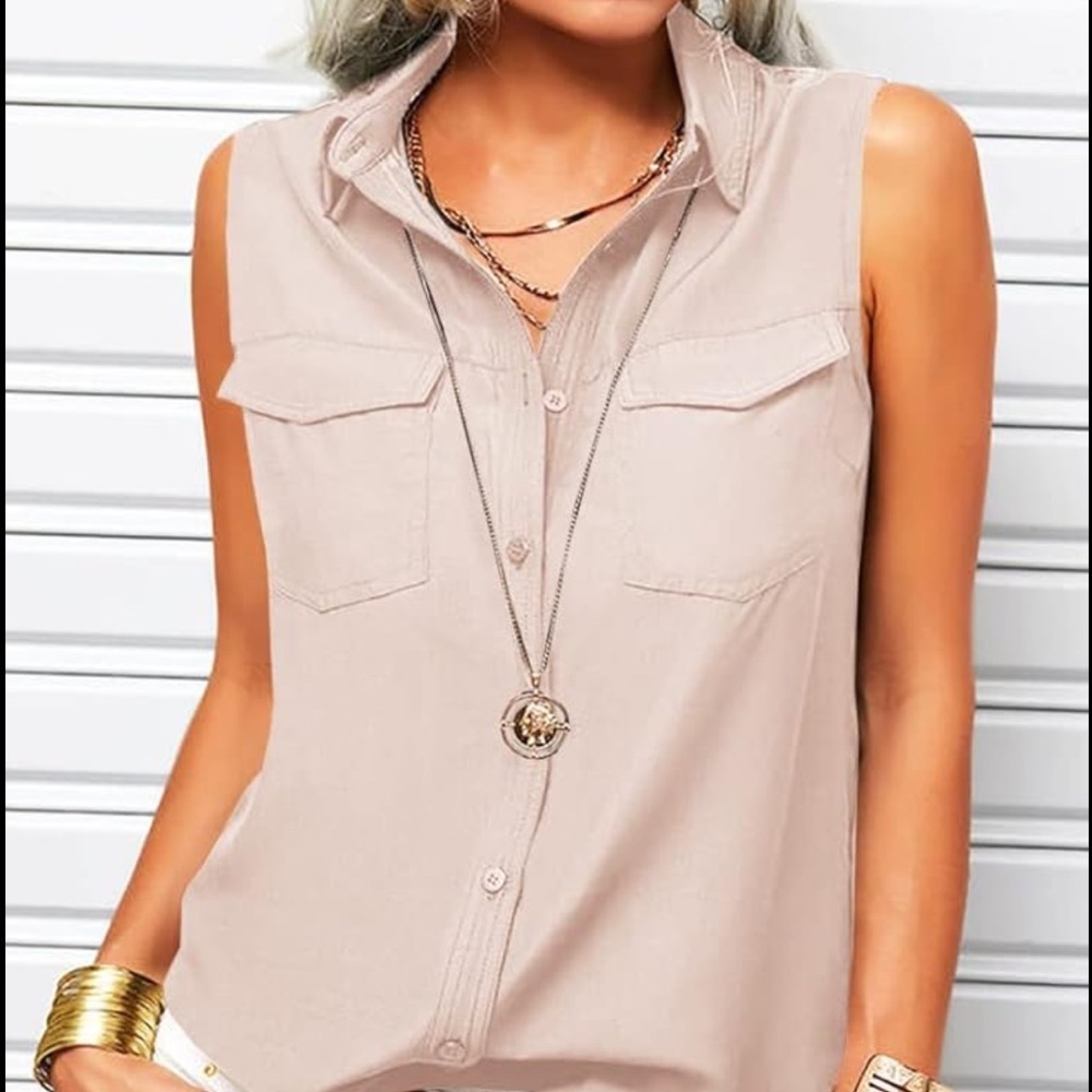 Theory size small sleeveless silk blouse